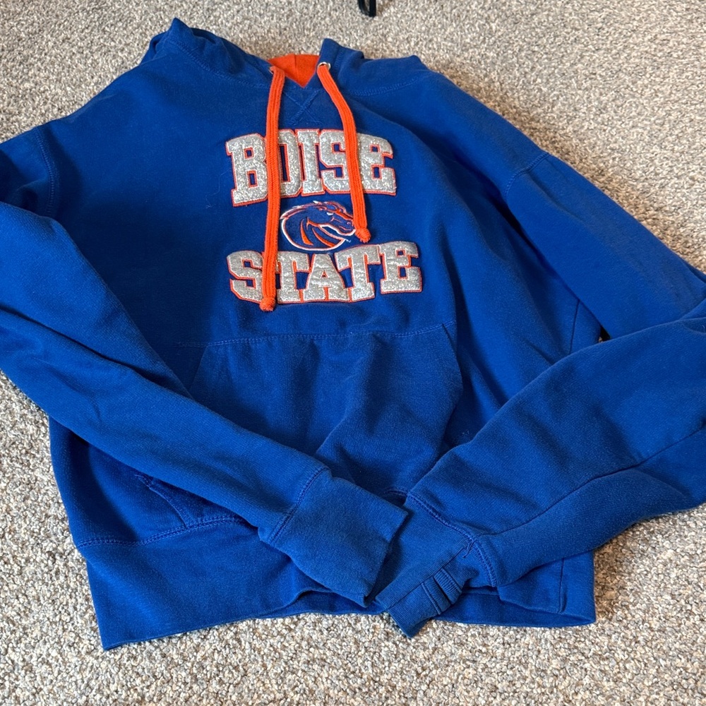 Blue Boise State Hoodie